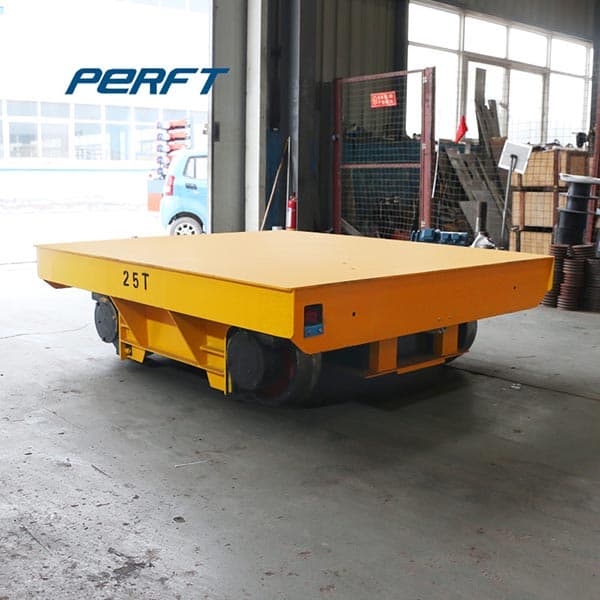 <h3>Battery Operated Flatbed Trackless Transfer Cart With Dead </h3>
